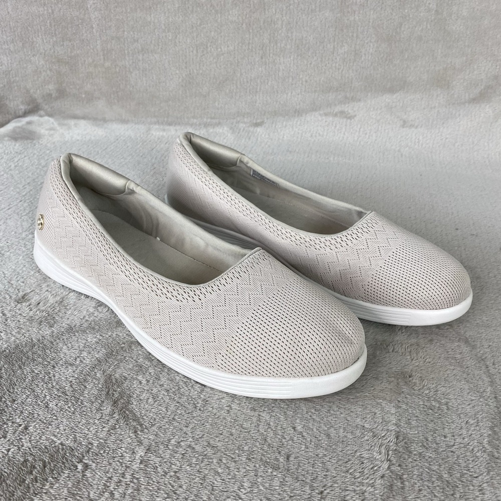 Skechers On The Go Dreamy Ballet Slip On Shoes Womens Size 11 Natural Knit
